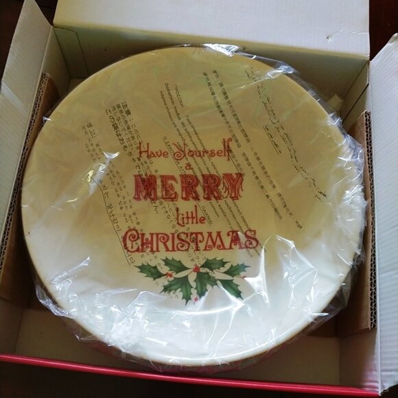 Lenox Holiday (Ivory China w/Gold Trim) Large Serving Bowl Christmas, NIB - Picture 3 of 5